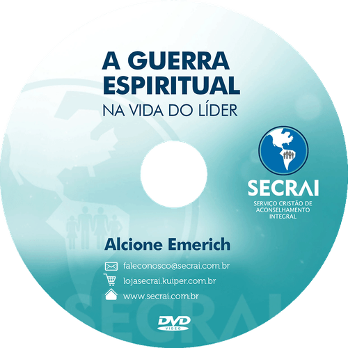 DVD A Guerra Espiritual na Vida do Líder - Alcione Emerich